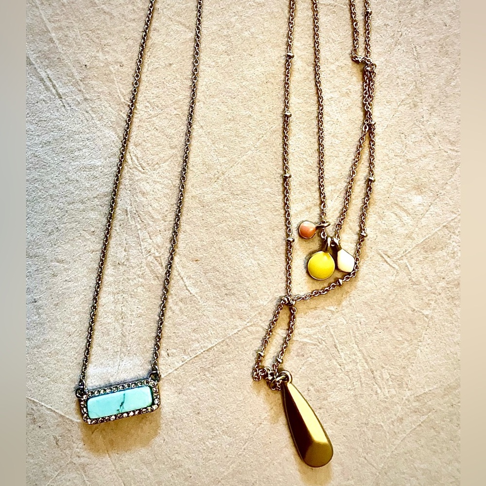 LOFT NWT Gold & Silver Necklaces